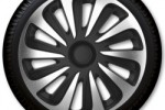 KOŁPAKI 15 CARBON SILVER&BLACK/KPL-4SZT/