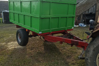 Przyczepa Jednoosiowa Wywrotka Do Tyłu Solidna!