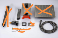 Zestaw prysznicowy z cyfrowym wyświetlaczem CGC