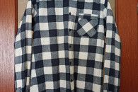 Koszula rozpinana w kratę S ciepła