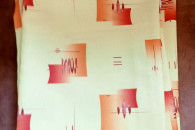 Obrus plamoodporny żółto pomarańczowy 160x240