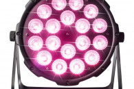 Reflektor Mocny PAR LED 18x12W RGBWAmber-UV DMX