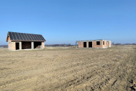 stan surowy otwarty - dom + budynek gospodarczy