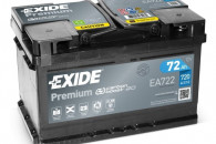 Akumulator 72Ah 720A Exide Premium EA722 PRAWY