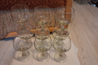 Sprzedam kieliszki do koniaku lub wina 9szt