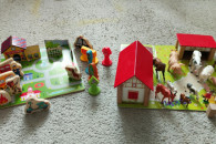 Miasteczko + farma drewniana