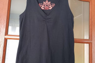 Bluzeczka czarna na ramiączka 36-38 bluzka