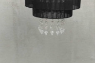 LAMPA WISZACA CZARNA