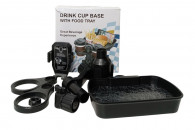 UCHWYT NA KUBKI Z TACKĄ NA JEDZENIE