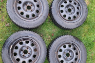 Felgi 14' 4x100 SEAT VOLKSWAGEN + opony zimowe