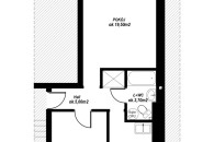 Dwupokojowe mieszkanie z kuchnią + piwnica