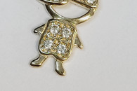 Złoty chłopczyk z czapeczką NOWE