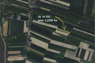 Działka rolna 1,2296 ha, Brodnia, gm. Pęczniew