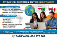 Zatrudnimy osoby z znajomością j.hiszpańskiego