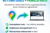Profesjonalna strona z Twojej wizytówki Google