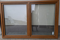 Okno nowe 1 stronnym kolorze Złoty Dąb