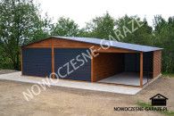 Garaż blaszany 6x5 konstrukcja profil ocynk
