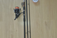 Wędka karpiowa z kołowrotkiem