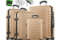 Zestaw walizek podróżnych 4SZT+ waga bagażowa,