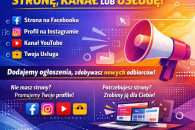Promuj swoją stronę Facebook, Instagram, YouTube