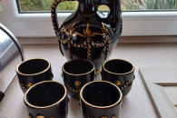 Dzbanek z kubkami stary bułgarski