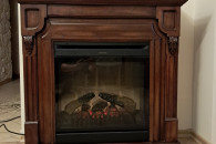 Kominek elektryczny narożny