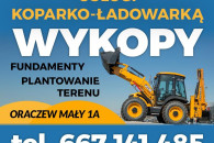 Usługi koparko ładowarką