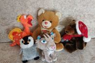 Zestaw maskotek pluszaki 5szt maskotki