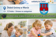 Żłobek w Warcie zatrudni opiekunkę