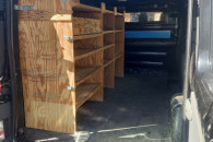 Zabudowa serwisowa, regał do busa,trafic long i