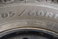 4 opony zimowe z felgami stalowymi 16" _komplet