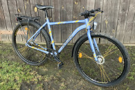 Rower miejski męski, aluminiowy, shimano