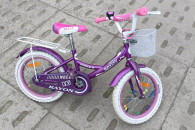Rowerek dla dziewczynki 16 cali z kółkami