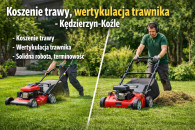 Wertykulacja i koszenie trawnika