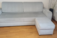 Sofa TONGA z funkcją spania + puf