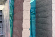 Obrzeże palisadowe brązowe 6cm