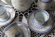 Chińska porcelana ryżowa serwis zastawa