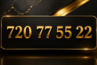 Złoty numer telefonu 720 77 55 22