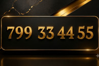 Złoty numer telefonu 799 33 44 55