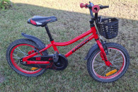 Rower dziecięcy 16" KARBON ROCKET ALU RED