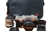 APARAT OLYMPUS PEN-F + DWA OBIEKTYWY