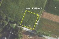 Działka budowlana 1398 m2 Rembów gm. Brzeźnio