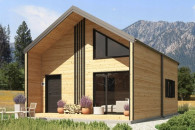 Drewniany domek całoroczny letniskowy 5m/7m 20c