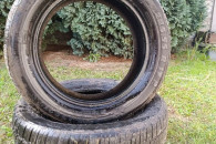 Komplet dwóch opon semperit zimowe225/55R17 5mm
