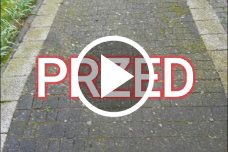 Mycie kostki brukowej tarasów